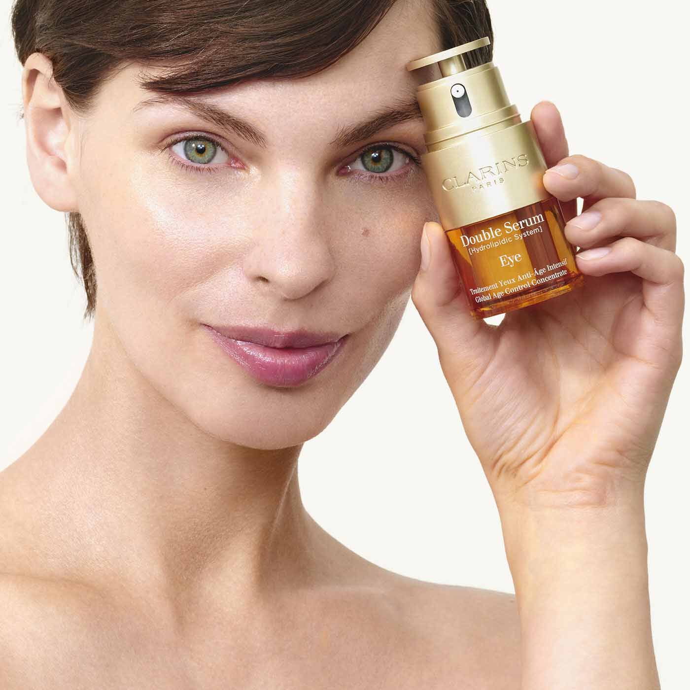 Double Serum Under Eye Tightening & Hydrating Cream | CLARINS®