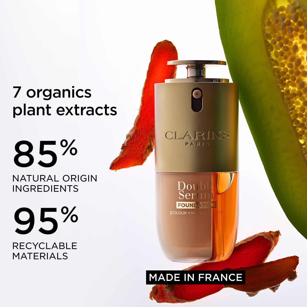 ファンデーション CLARINS Double Serum Foundation L5N 30ml Double Serum Foundation - 2-in-1 Hybrid Foundation | CLARINS®