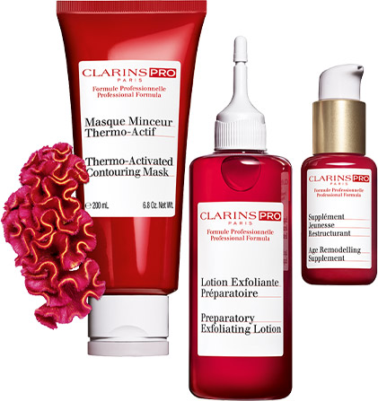 Products from the Clarins Pro range