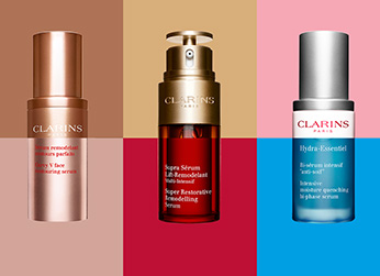 Composition of Clarins serums