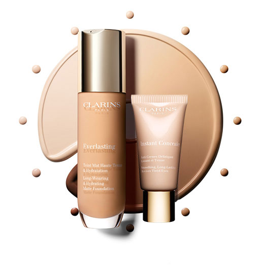 Still life with foundation and concealer